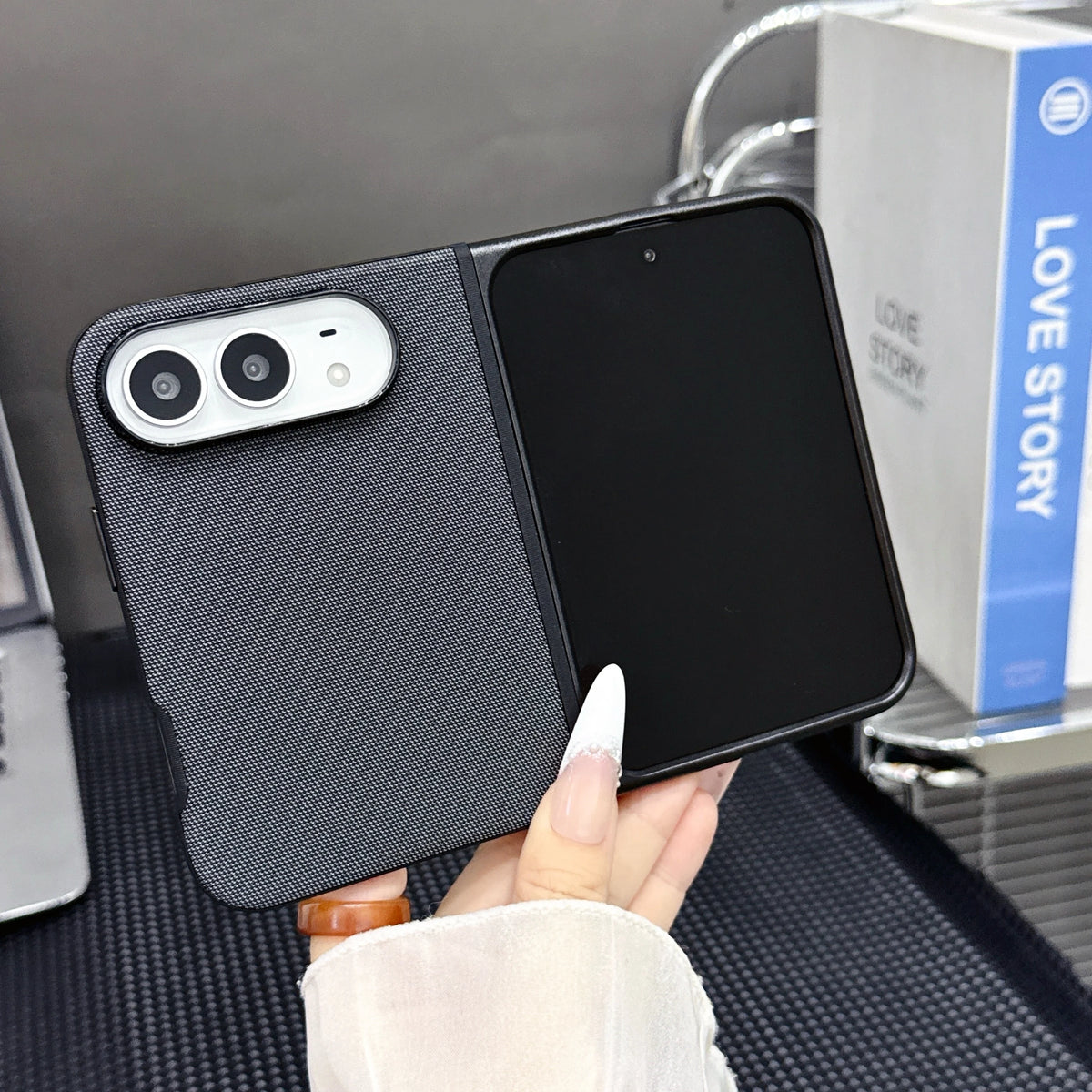 For MagSafe Tech Woven Phone Case For iPhone Duo 18 Ultra Wireless Charging Camera Lens Protection Shockproof Bumper Back Cover