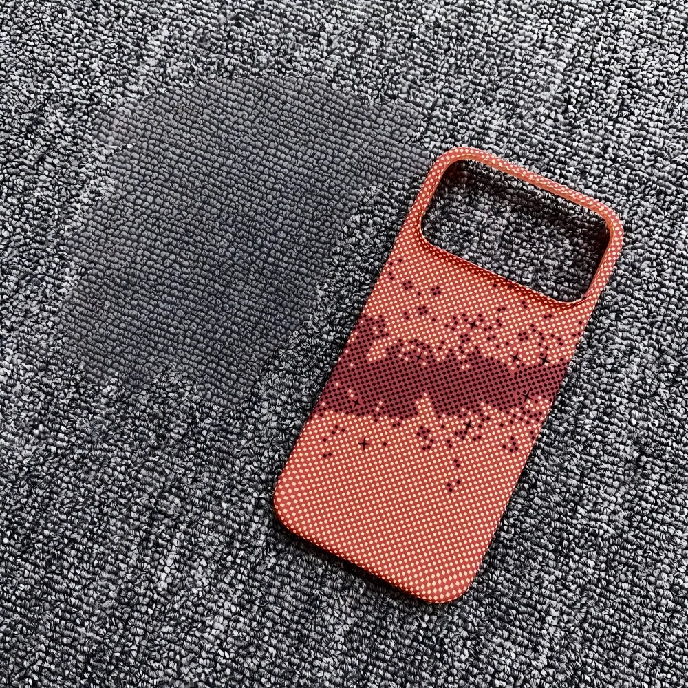 Frameless Carbon Fiber Kevlar For Magsafe Magnetic Phone Case For iPhone 17 Air 16 15 14 13 12 Plus 17 Pro Max PC Texture Cover