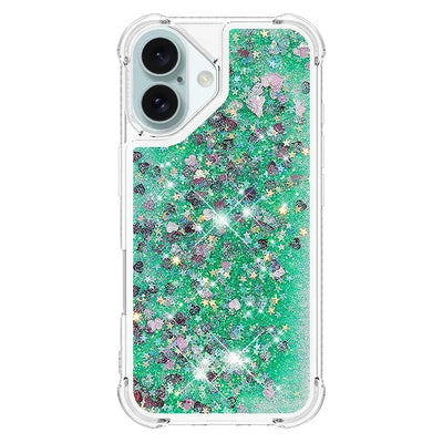 Bling Moving Liquid Floating Sparkle Colorful Glitter TPU Protective Case For Google Pixel 9 Pro XL 8 9A 8A 7A Waterfall Cover