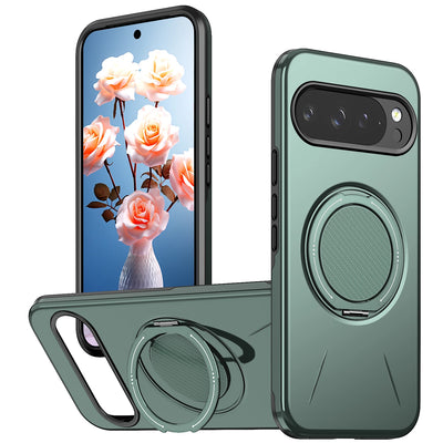 360° Magnetic Bracket Phone Case For Google PIXEL 10 9 11 Pro XL 9A 10ProXL For Magsafe Shockproof Stand Holder Cover Funda