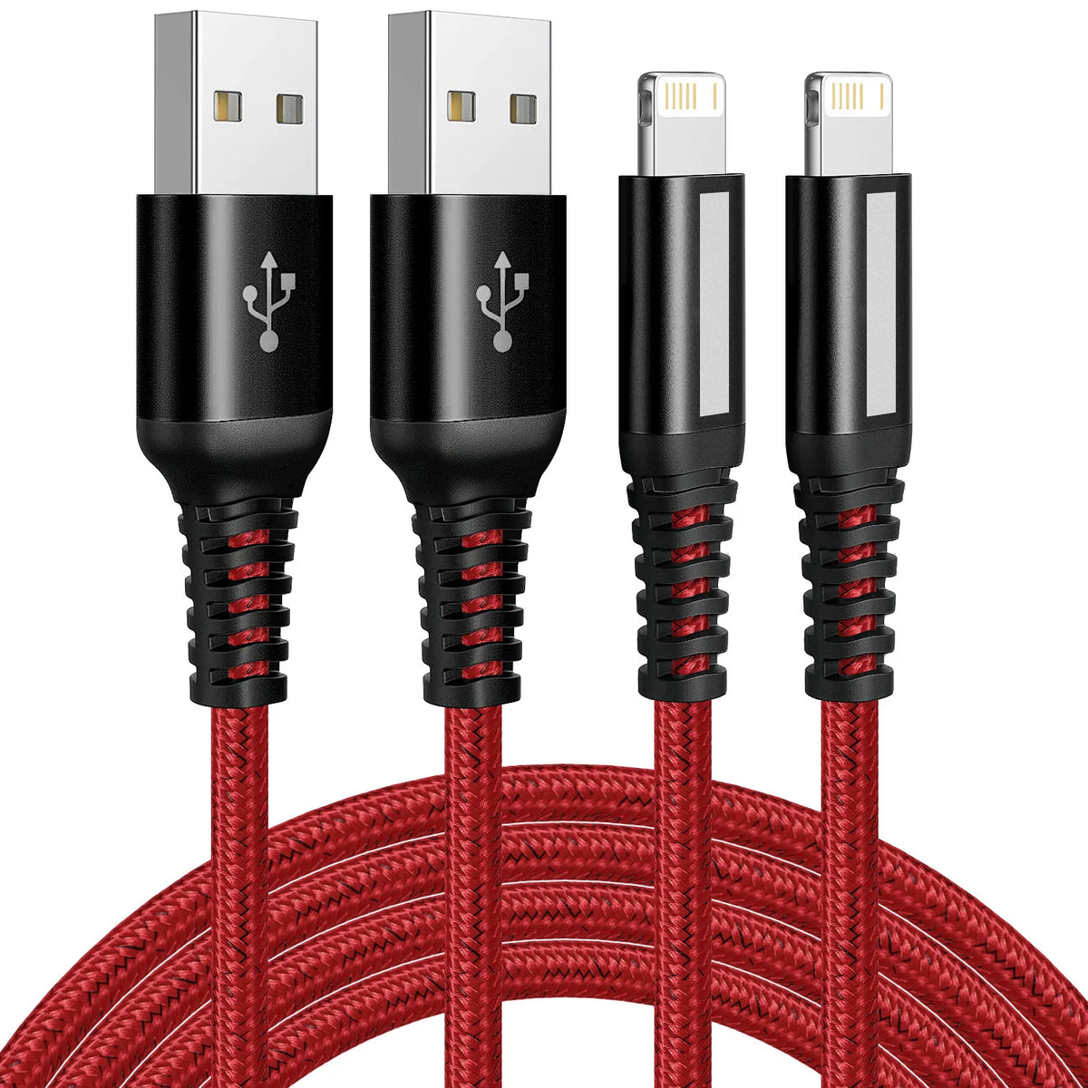 3A USB Cable For iPhone 13 12 11 14 Pro Max XR X XS Max 7 8 Plus iPad iPhone Charger Fast Charging Cord Data Charger Wire 1m2m3m