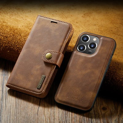 Detachable Magnetic Leather Phone Case for IPhone 16 17 Pro Max 15 12 13 11 14 Plus Air SE 2022 Wallet Card Holder Cover Coque