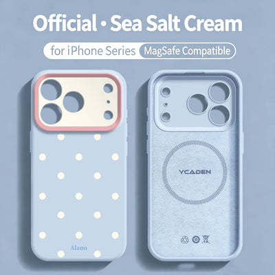 New Liquid Silicone Cute Sweet Pink Polka Dot Phone Case For iPhone 17 16 15 14 13 12 Pro Max Shockproof Magsafe Magnetic Cover