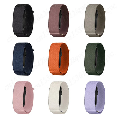 Nylon Wrist Strap For Garmin CIRQA Smart Band Adjustable Breathable Sport Replacement Wristband Sports Wrist Bracelet Accessory