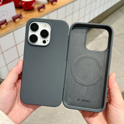 Liquid Silicone Magnetic For Magsafe Wireless Charge Phone Case For iPhone 18 17 Air 16 15 Plus 14 13 12 Pro Max Original Cover