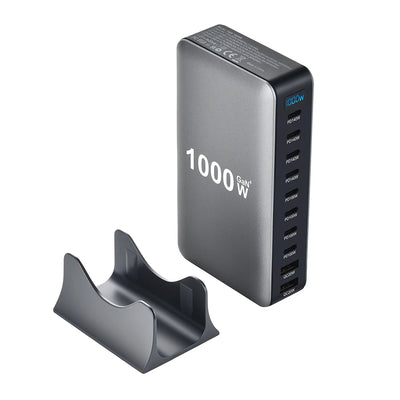 1000W GaN Charger USB C Fast Desktop 10Port USB Type C PD3.1 Charger Fast Charging for iPhone 17 16 15 Samsung S24 Xiaomi Laptop