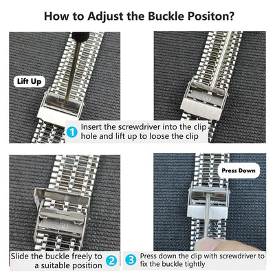 For Samsung galaxy watch Ultra 2025 2024 47mm business stainless steel band for Galaxy watch ultra metal men Bracelet