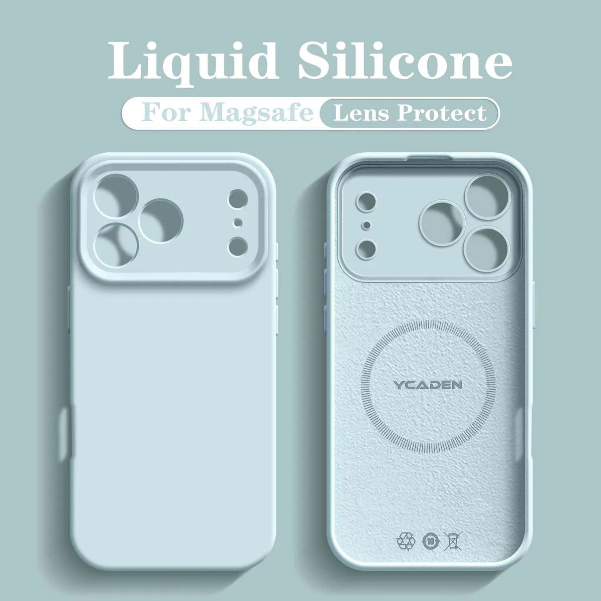 For iPhone 18 Pro Liquid Silicone Phone Case For iPhone 18 17 16 15 14 13 12 Pro Max Wireless Charging Skin Smooth Magsafe Cover
