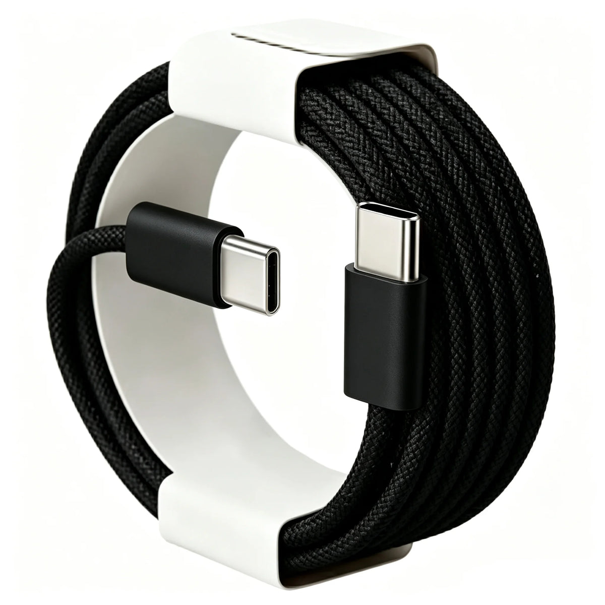 60W PD USB-C to C Fast Charging Braided Low Temp Fast Charging Cable 1M For iPhone 15 16 17 For Xiaomi  For Huawei For Samsung