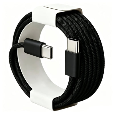 60W PD USB-C to C Fast Charging Braided Low Temp Fast Charging Cable 1M For iPhone 15 16 17 For Xiaomi  For Huawei For Samsung