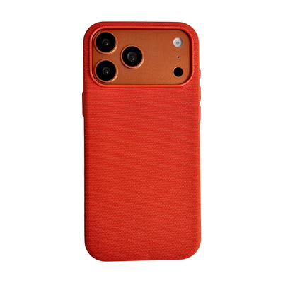 For Magsafe Magnetic Leather Phone Case For iPhone 18 17 16 15 14 13 12 Pro Max Premium Tech Woven Shockproof Solid Color Cover