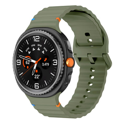 Official Silicone Strap for Samsung Galaxy Watch 9/8 40mm 44mm Sports Replacement Wristband for Galaxy Watch 8 Classic 46mm Band