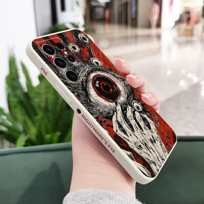 Devil Eye Phone Case For Samsung Galaxy S25 S24 S23 S22 S21 S20 S10 S10E Ultra Plus FE Note 20 Ultra Plus Cover