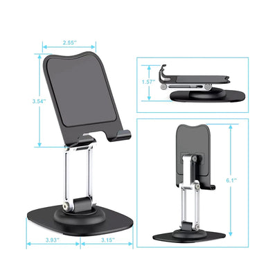 360°Adjustable Universal Tablet Stand Desk Holder Mount Detachable Arm For Cell Phone iPad iPhone Portable Desktop Stand 1PCS