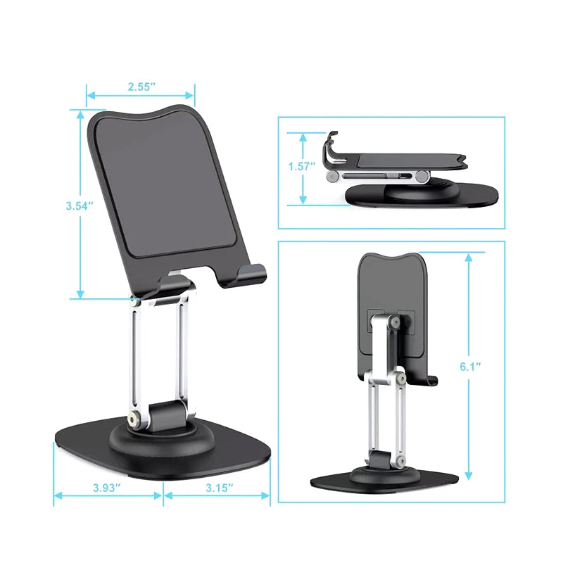 360°Adjustable Universal Tablet Stand Desk Holder Mount Detachable Arm For Cell Phone iPad iPhone Portable Desktop Stand 1PCS