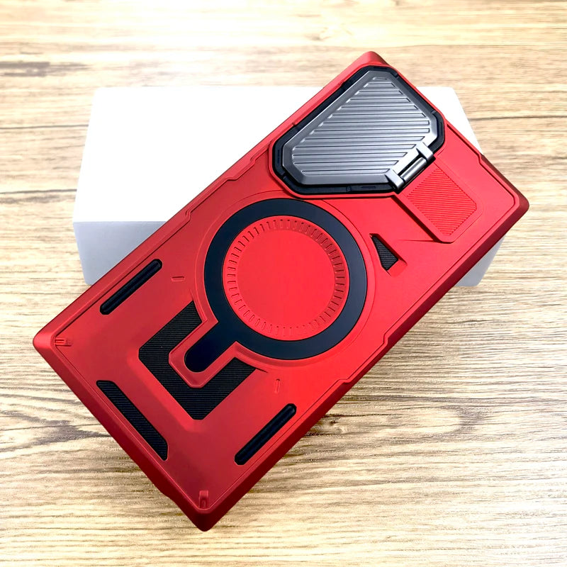 Shockproof Armor Case For Samsung Galaxy S26 S25 S24 S23 Ultra Plus FE A17 A56 A36 A16 A26 A15 A55 A35 5G Magsafe Charge Cover