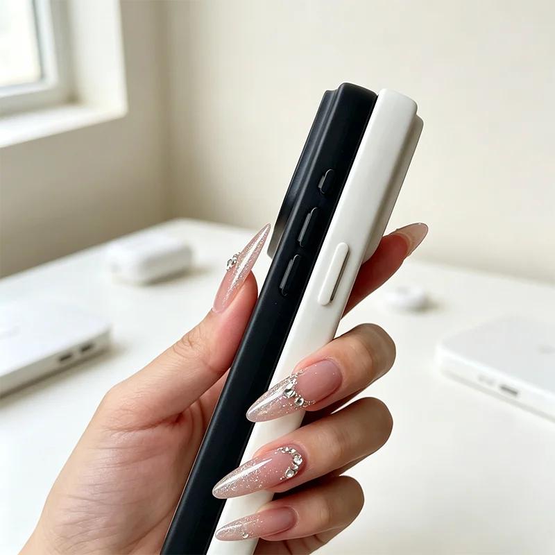 Luxury Matte Candy Color Phone Case for iPhone 17 16 15 14 13 12 11 Pro Max, Shockproof Soft TPU Silicone Bumper Protective Back Phone Cover