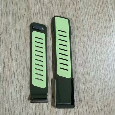 Suitable for Whoop 5.0 Dual Color Silicone Soft Strap Official for Whoop MG Sports Wristband with Metal Frame Included