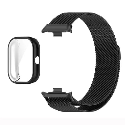 Magnetic Milanese Loop Metal Bracelet For Xiaomi Mi Band 9 Pro/Mi Band 8 Pro Strap For Redmi Watch 6 Lite Active Watch 5 4 Bands