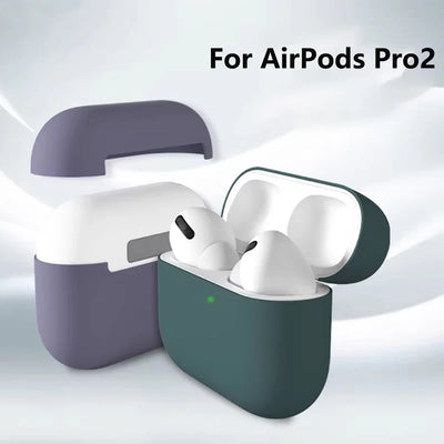 Protective Case For AirPods Pro 2 2nd Silicone Cover For Apple AirPods Pro2 Sleeve Cases Dustproof Headphone Coque With Hook