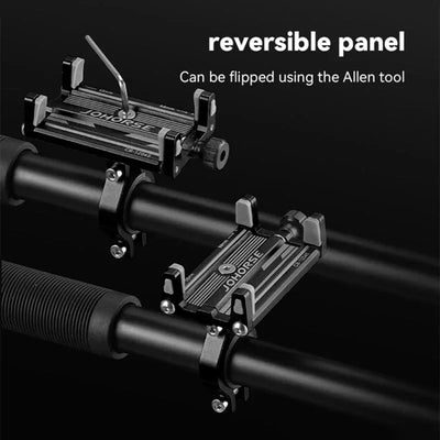 New Bicycle Phone Holder Reliable MTB Phone Mount Stand Bicycle Holder Aluminum Adjustable Bike Phone Holder Nonslip Holder