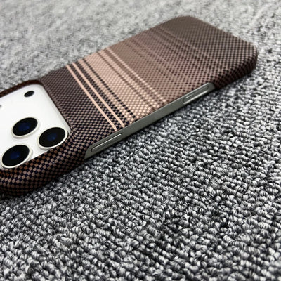 Frameless Carbon Fiber Kevlar For Magsafe Magnetic Phone Case For iPhone 17 Air 16 15 14 13 12 Plus 17 Pro Max PC Texture Cover