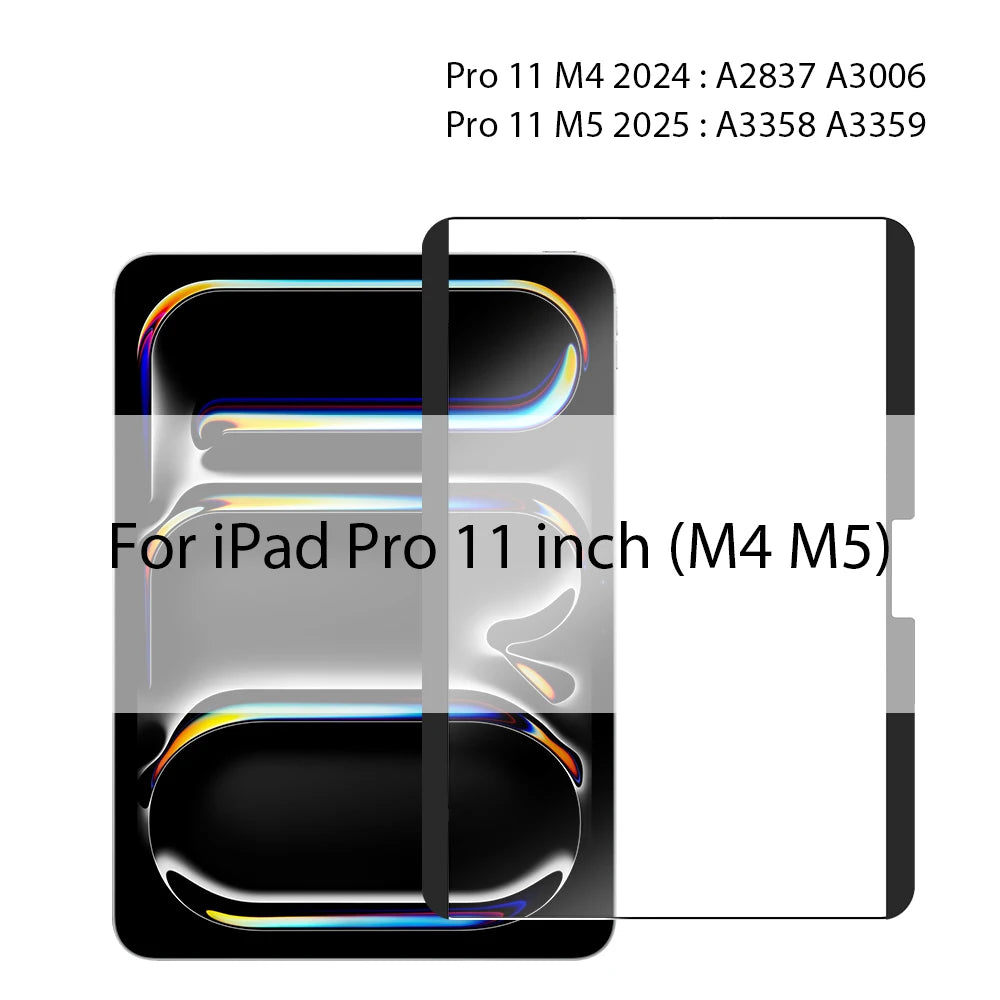 Magnetic Like Paper Film For iPad A16 Air 11 M4 M3 M2 5 4 Pro 11th 13 M5 12.9 10 9 10th 9th Generation Mini 7 6 Screen Protector