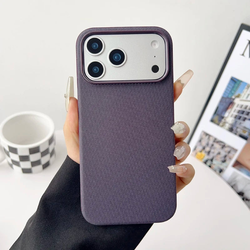 For Magsafe Original Tech Woven Phone Case For iPhone 17 Pro Max/16/15/14/13 Pro Max Wireless Charging Compatible Durable Cover