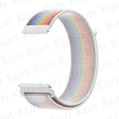 20mm 22mm Band For Samsung Galaxy Watch 6/5/4/5pro/4/6 Classic/active 2 Nylon loop sport bracelet huawei watch GT 4-2-2e-3 Strap
