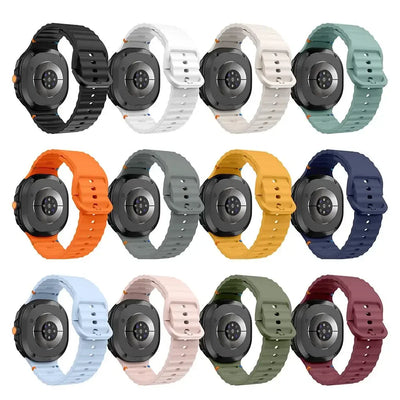 Official Silicone Strap for Samsung Galaxy Watch 9/8 40mm 44mm Sports Replacement Wristband for Galaxy Watch 8 Classic 46mm Band