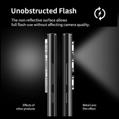 Camera Protector Glass For Samsung S23 S25 Ultra Plus Aluminum Alloy Metal Full Cover Len Ring For Galaxy S23 S24Ultra Lens Film