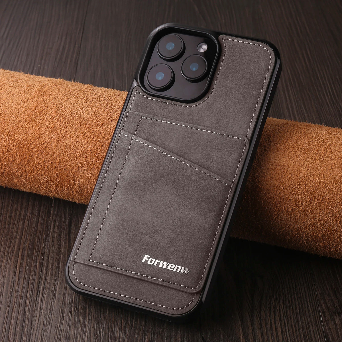 Premium Business Leather Case For iPhone 17 16 15 14 13 12 11 18 Pro Max Plus 17e16e 13Mini Magnetic Flip Wallet Card Solt Cover