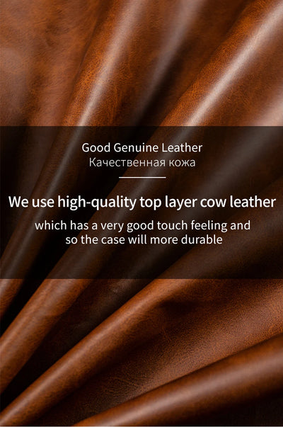 Retro for Iphone 16 Pro Max 18pro 15 14 13 Case Luxury Genuine Leather Cases for Iphone17 Vintage Back Cover Phone Cases Fundas