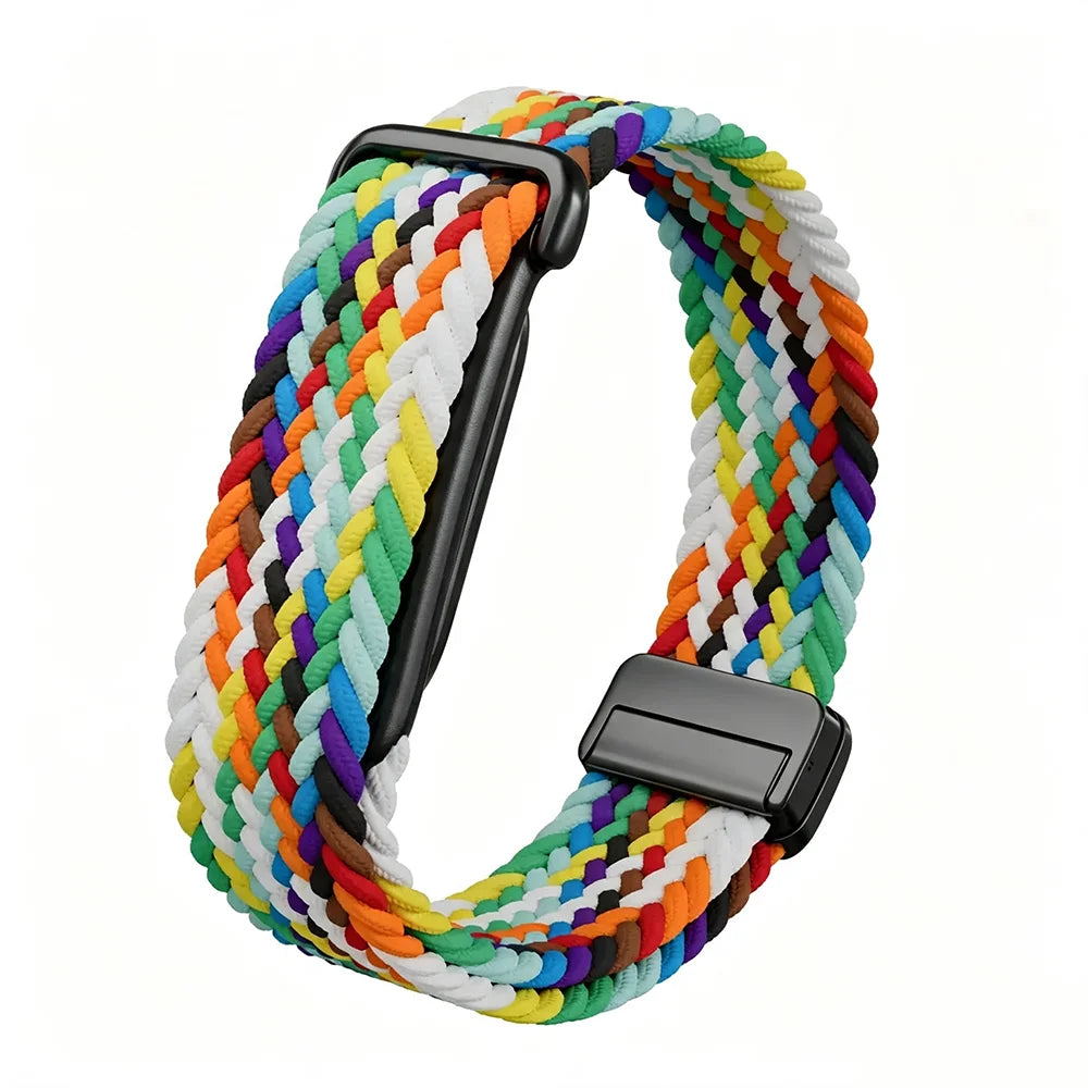 Magnetic Nylon Watch Strap for Google Fitbit Air Braided Replacement Bracelet Watch Band for Fitbit Air Sport Loop Correa Belt