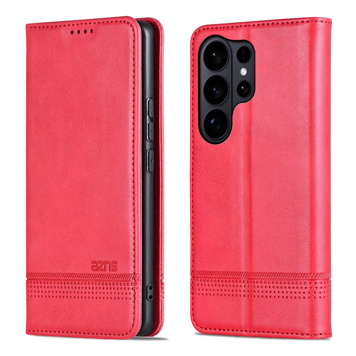 Magnetic Leather Phone Case For Samsung S26 S25 Edge S24 Ultra S23 S22 S21 FE S20 Plus 5G Card Solt Bag Wallet Flip Book Cover