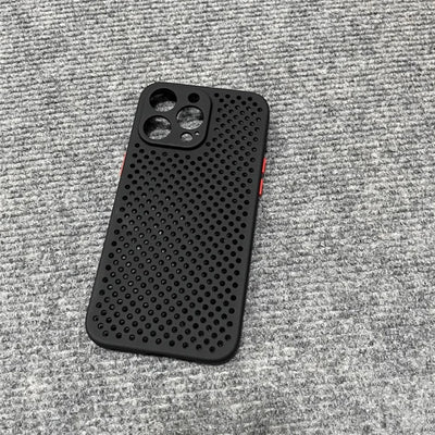 Cooling Breathable Soft Silicone Case For iPhone 17 Air 16 16E 15 14 Plus 13 12 Mini 11 Pro Max XS Max X XR Bumper Back Cover