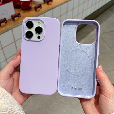 Liquid Silicone Magnetic For Magsafe Wireless Charge Phone Case For iPhone 18 17 Air 16 15 Plus 14 13 12 Pro Max Original Cover
