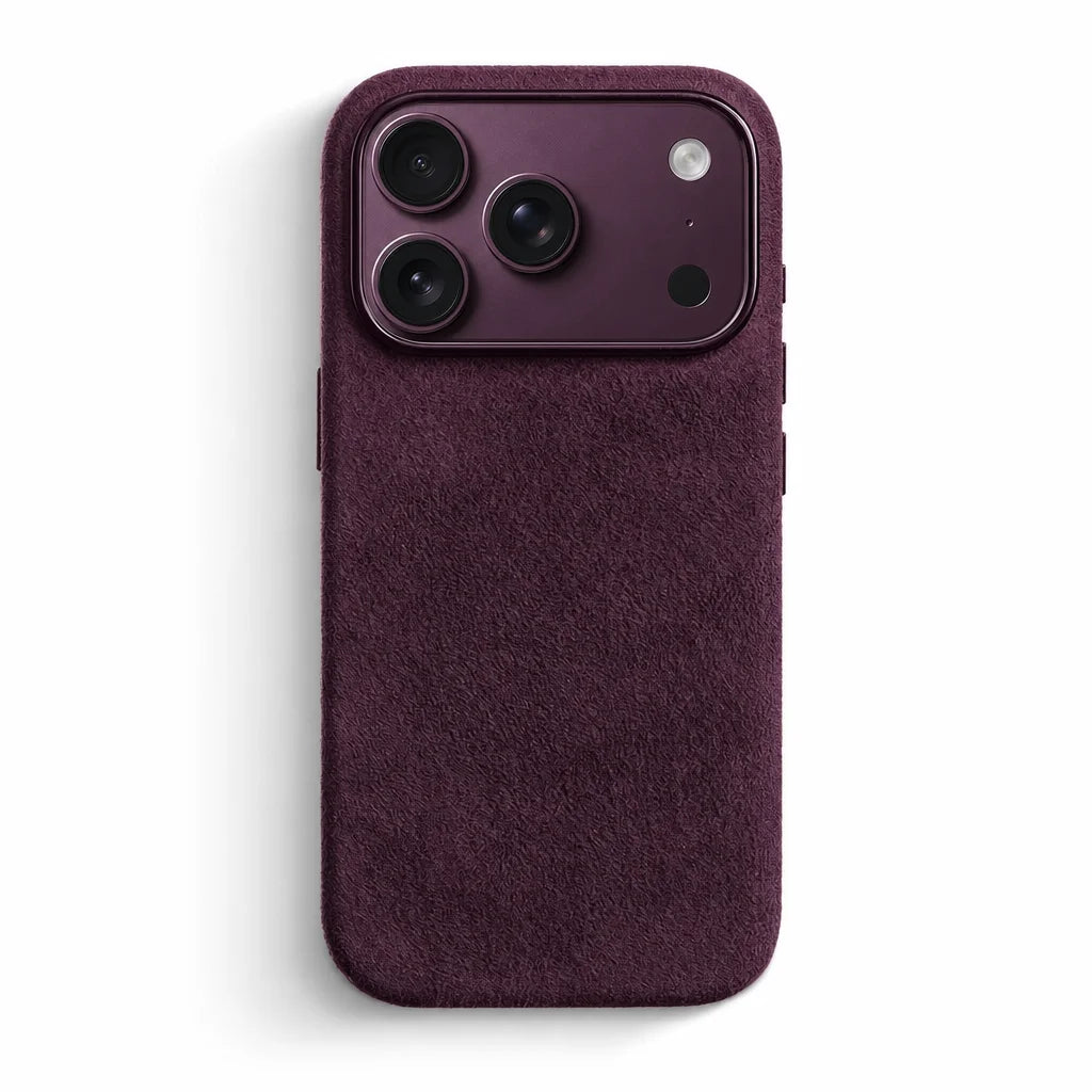 Real Italian Imported for Alcantara Magnetic Case for iPhone 18 17 Pro Max 18Pro With MagSafe Case Smart Button Protective Cover