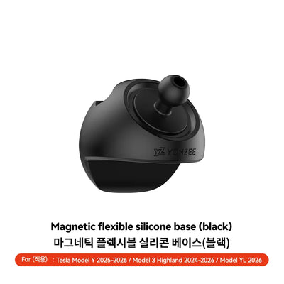 YZ for New Tesla Model 3 Y YL Juniper Highland Magnetic Car Phone Holder Mount LHD RHD Silicone Mount MagSafe Accessories 2026