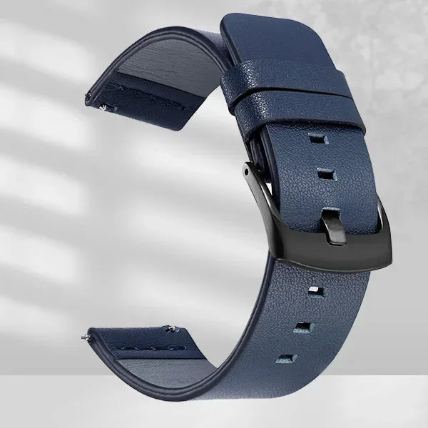 20mm 22mm Watch band Quick release Leather Strap for Samsung Galaxy Watch 3 Active2 40 44mm huawei watch gt 2 WatchBand 24 18mm