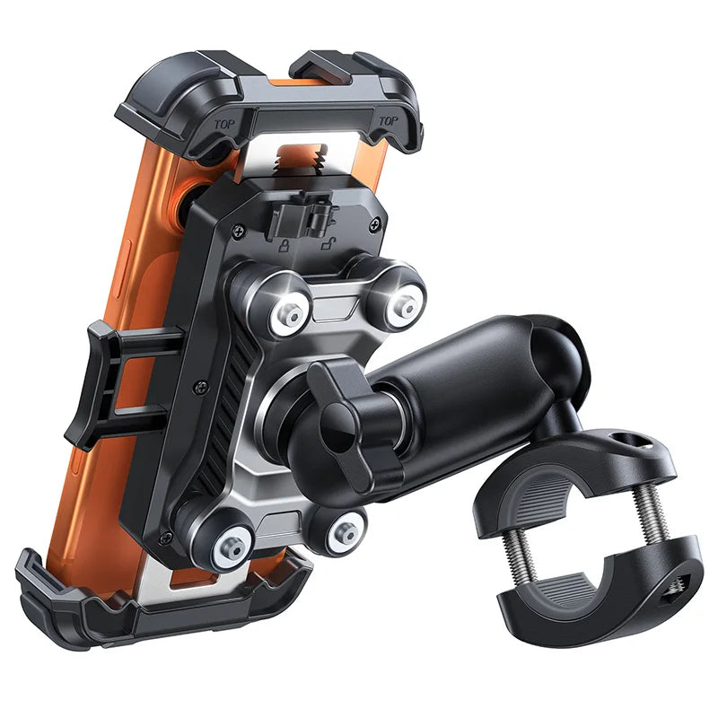 Joyroom Motorcycle Bike Phone Holder Mount with Vibration Dampener Universal Bike Phone Holder for Bicycle Scooter ATV/UTV