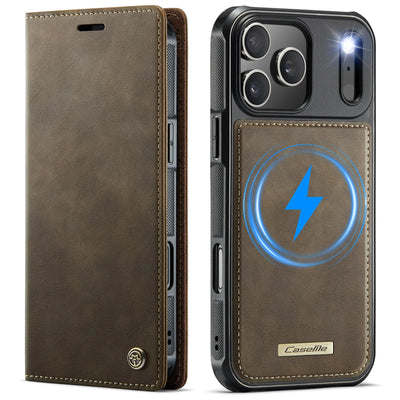 High Quality 2-in-1 Detachable Wallet Leather Magsafe Case For iPhone 17 16 15 14 Plus 13 12 11 18 Pro Max Luxury Magnetic Flip