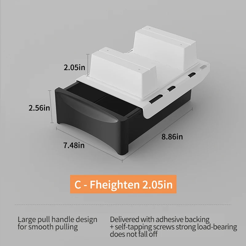 Small Under Desk Storage Cabinet with Mobile Pedestal, Hidden Drawer and Cable Management for Efficient Workspace Setup