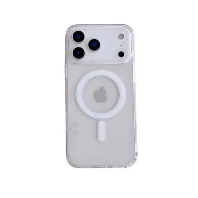Transparent Original Magnetic Phone Case for iPhone 17 16 15 14 Plus 13 12 mini 11 Pro XS Max XR for Magsafe Acrylic Clear Cover