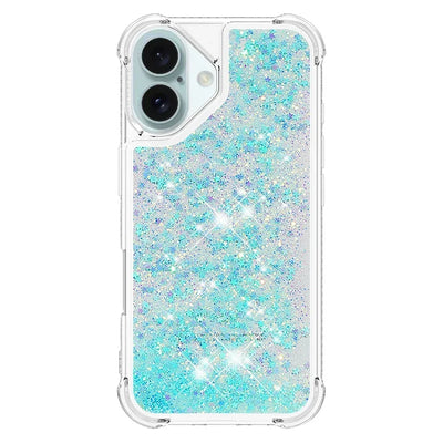 Bling Moving Liquid Floating Sparkle Colorful Glitter TPU Protective Case For Google Pixel 9 Pro XL 8 9A 8A 7A Waterfall Cover