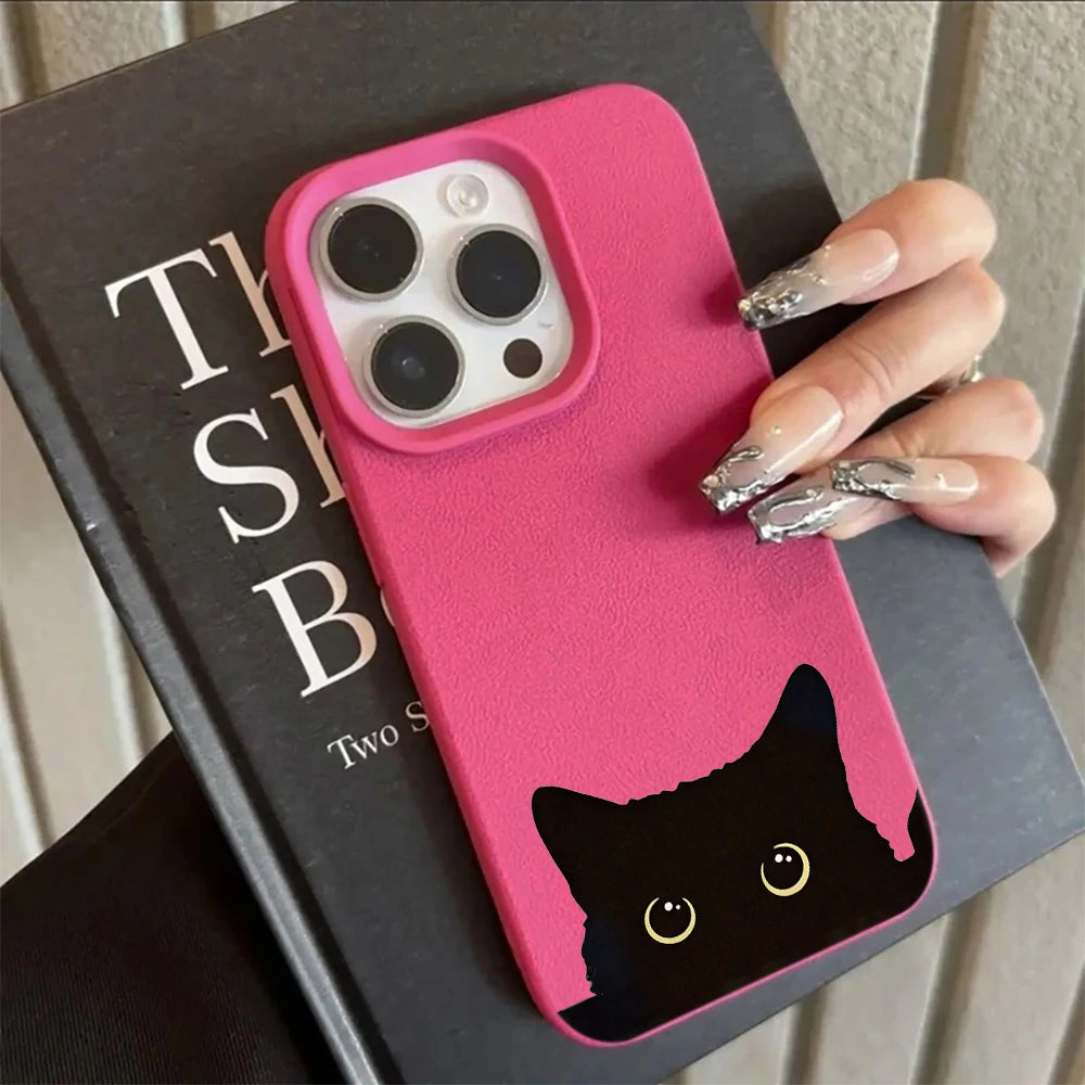 Colorful Cat For iPhone 17 Pro Max Phone Case For iPhone 17 Air 16 15 14 13 12 11 Pro Max 16 15 14 Plus XS XR X Shockproof Cover