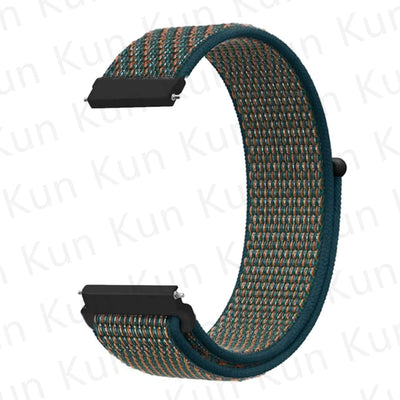 20mm 22mm Band For Samsung Galaxy Watch 6/5/4/5pro/4/6 Classic/active 2 Nylon loop sport bracelet huawei watch GT 4-2-2e-3 Strap