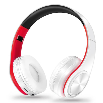 Brand New Fashionable Macaron Bluetooth Headphone Music Audio Earphone Stereo Foldable Handsfree Headset TF Card With Microphone
