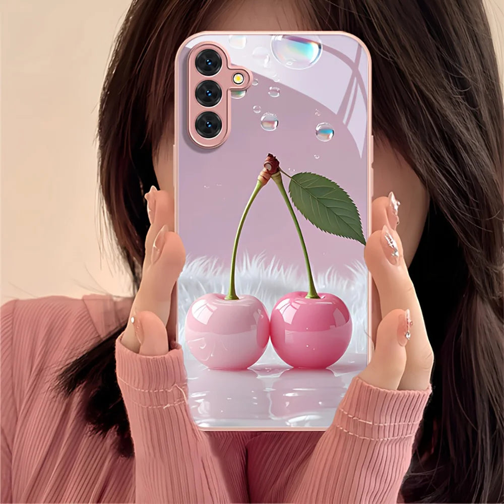 For Samsung S26 Ultra Case Samsung A57 5G A56 A37 A17 A55 A54 S25 Ultra S23 S26 S24 Plus A53 A36 Tempered Glass Phone Case Cover