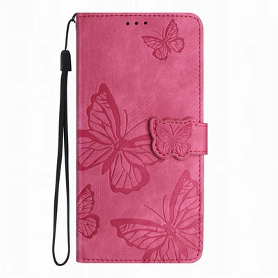 Girl Wallet Case For Apple iPhone 6Plus 17 16 16E 15 14 13 12 Pro Max Mini 6 7 8 Plus SE 2020 Cute Butterfly Phone Protect Cover